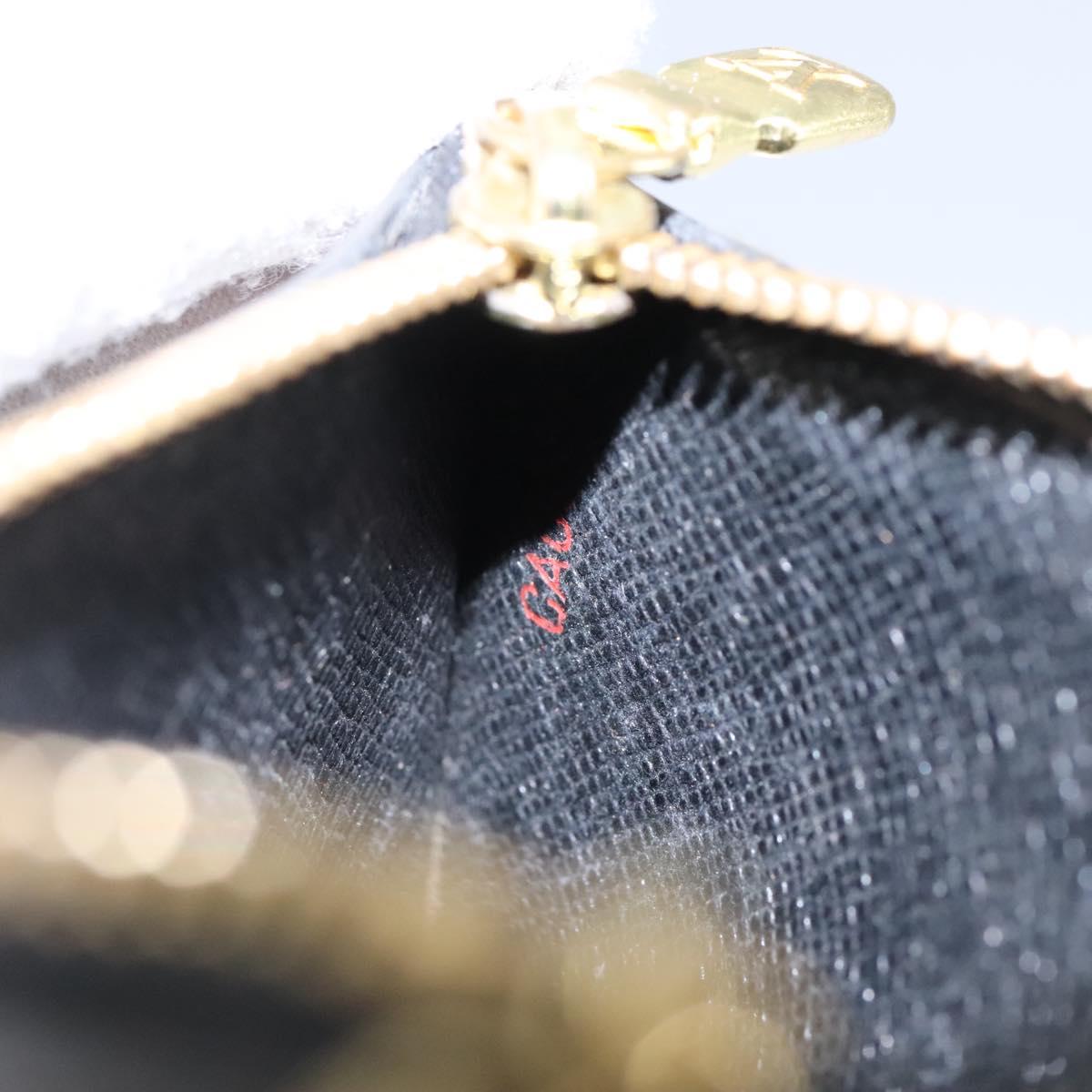 Louis Vuitton Pochette Clés Black Leather Wallet (Pre-Owned)