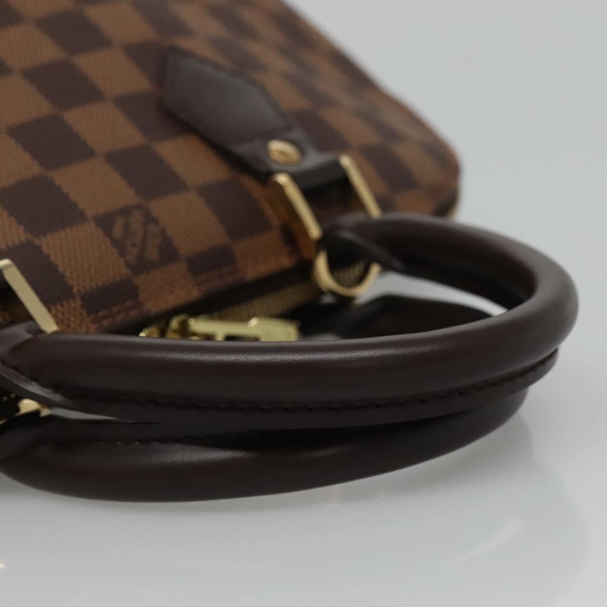 Louis Vuitton Alma Brown Canvas Handbag (Pre-Owned)