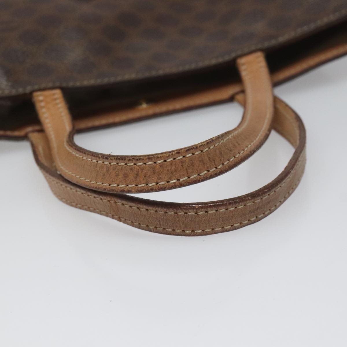 Céline Macadam Brown Canvas Handbag (Pre-Owned)