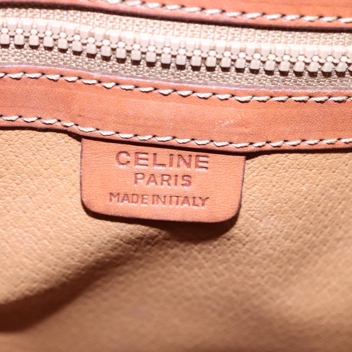 Céline Macadam Brown Leather Handbag (Pre-Owned)