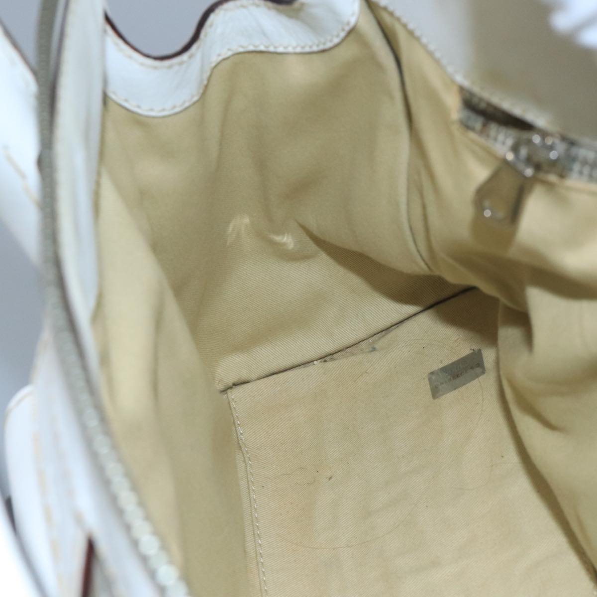 Chloé Edith White Leather Handbag (Pre-Owned)