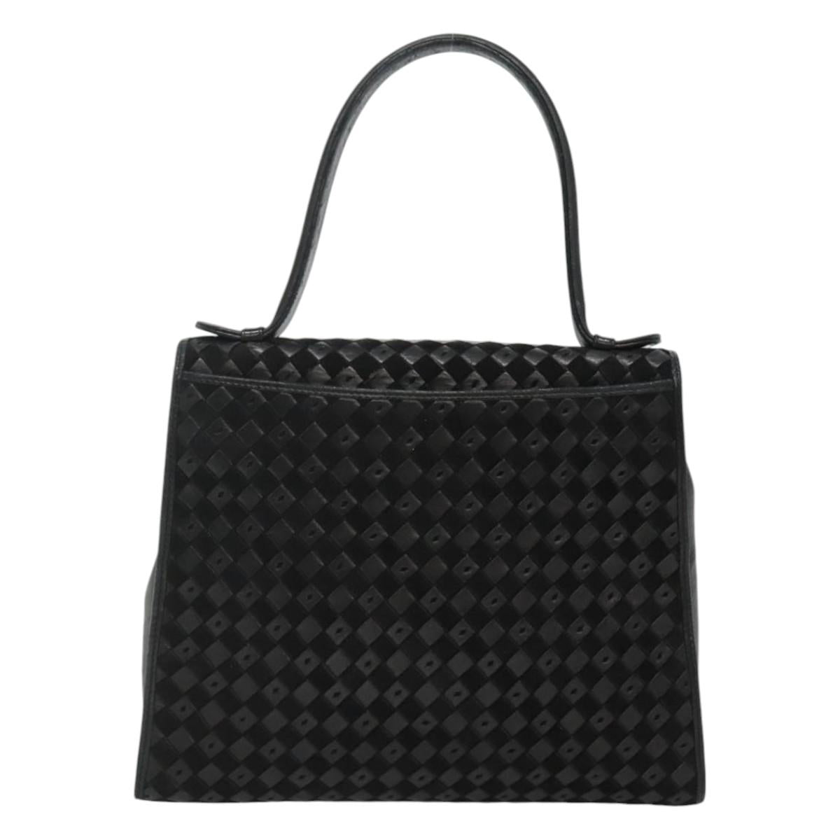 Bally Black Leather Handbag (Pre-Owned)