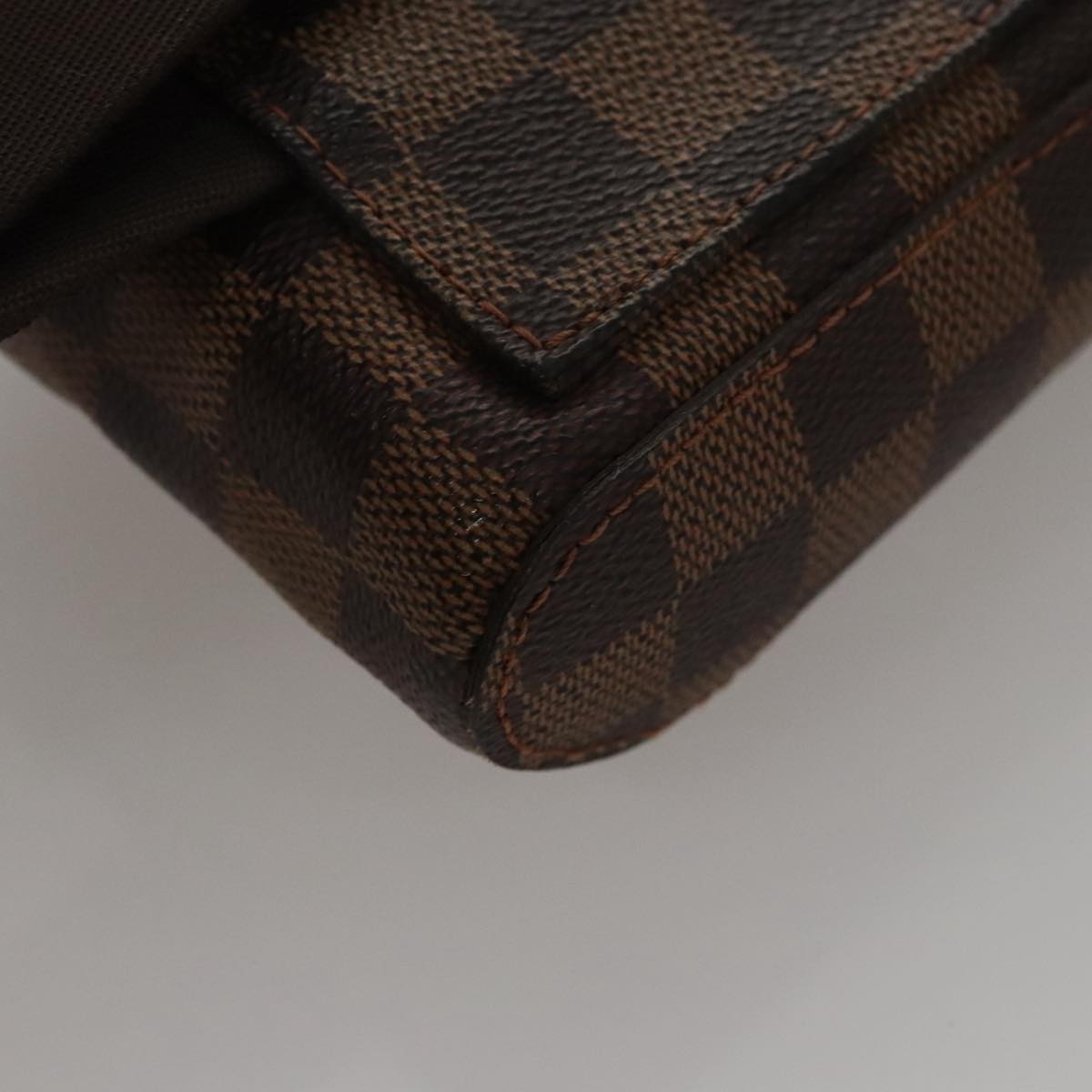 Louis Vuitton Geronimos Brown Canvas Shoulder Bag (Pre-Owned)