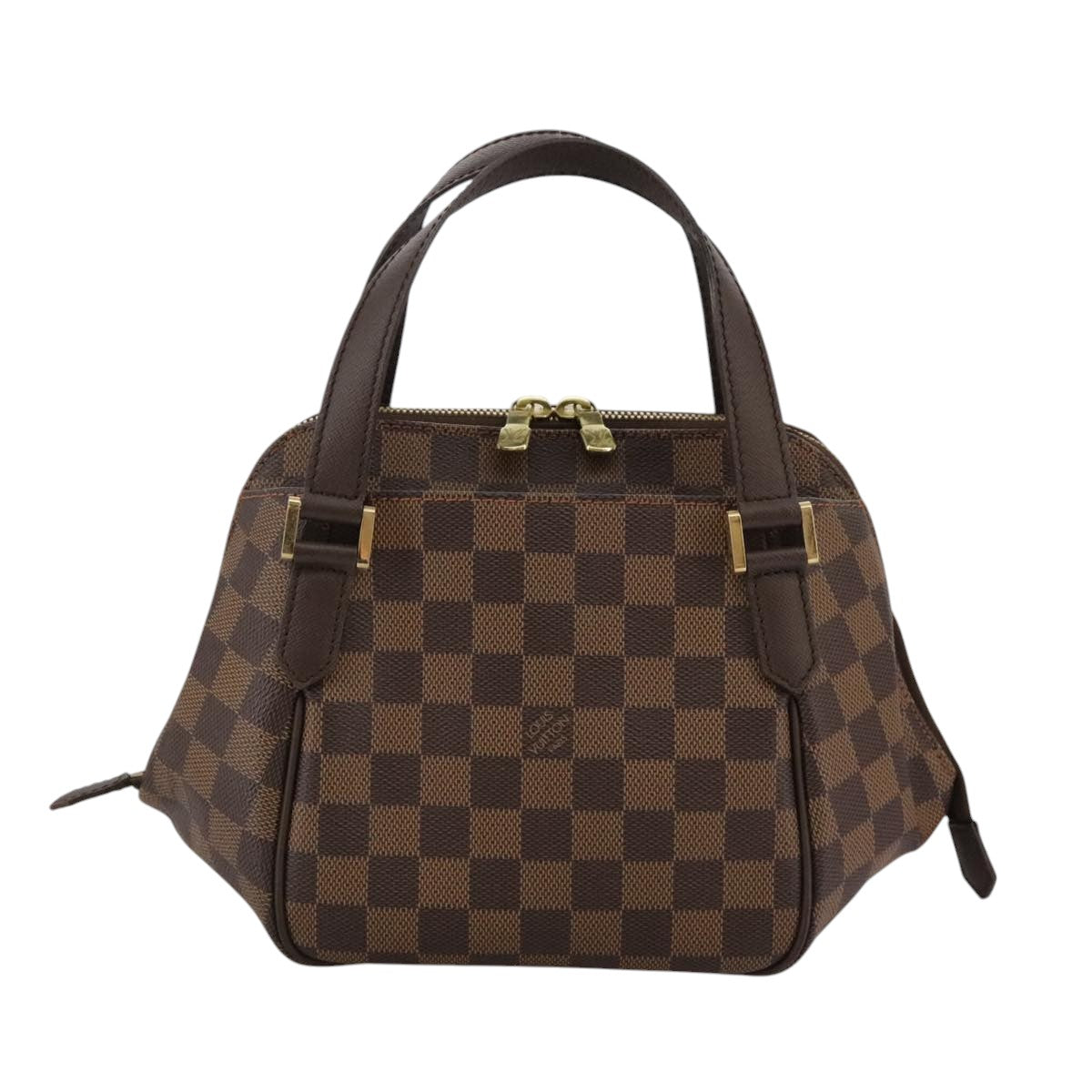Louis Vuitton Belem Pm Brown Canvas Handbag (Pre-Owned)