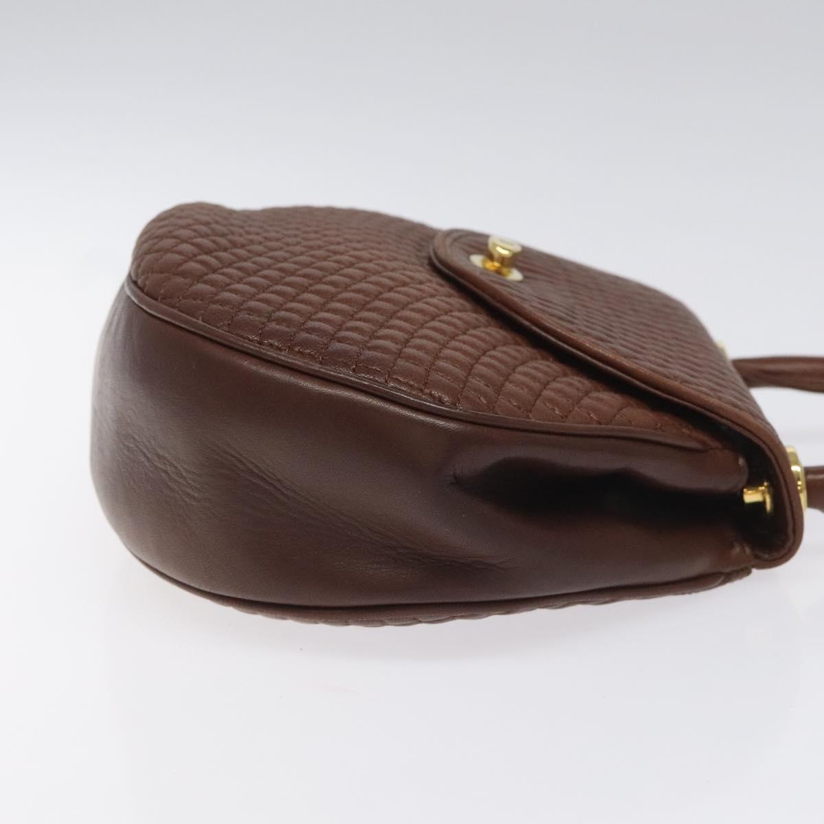Bally Brown Leather Handbag (Pre-Owned)