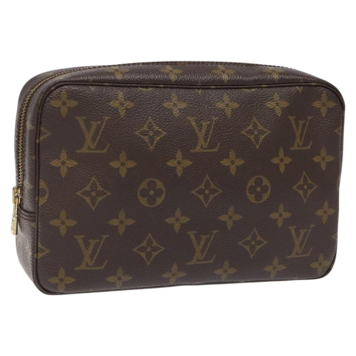 Louis Vuitton Trousse De Toilette Brown Canvas Clutch Bag (Pre-Owned)