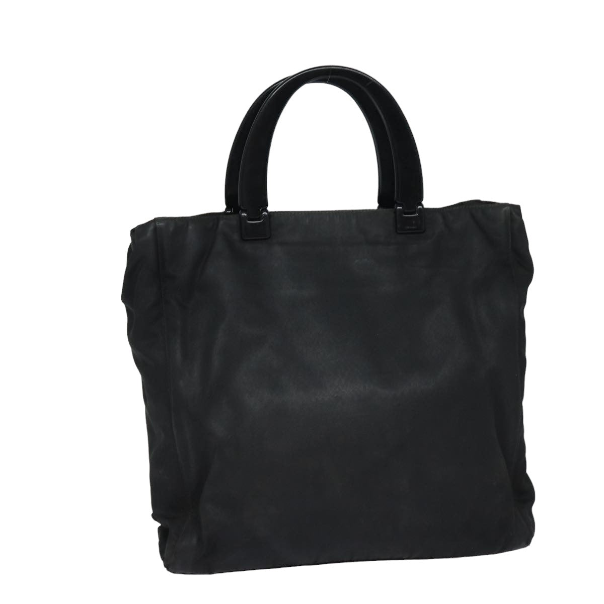 Prada Tessuto Black Synthetic Handbag (Pre-Owned)