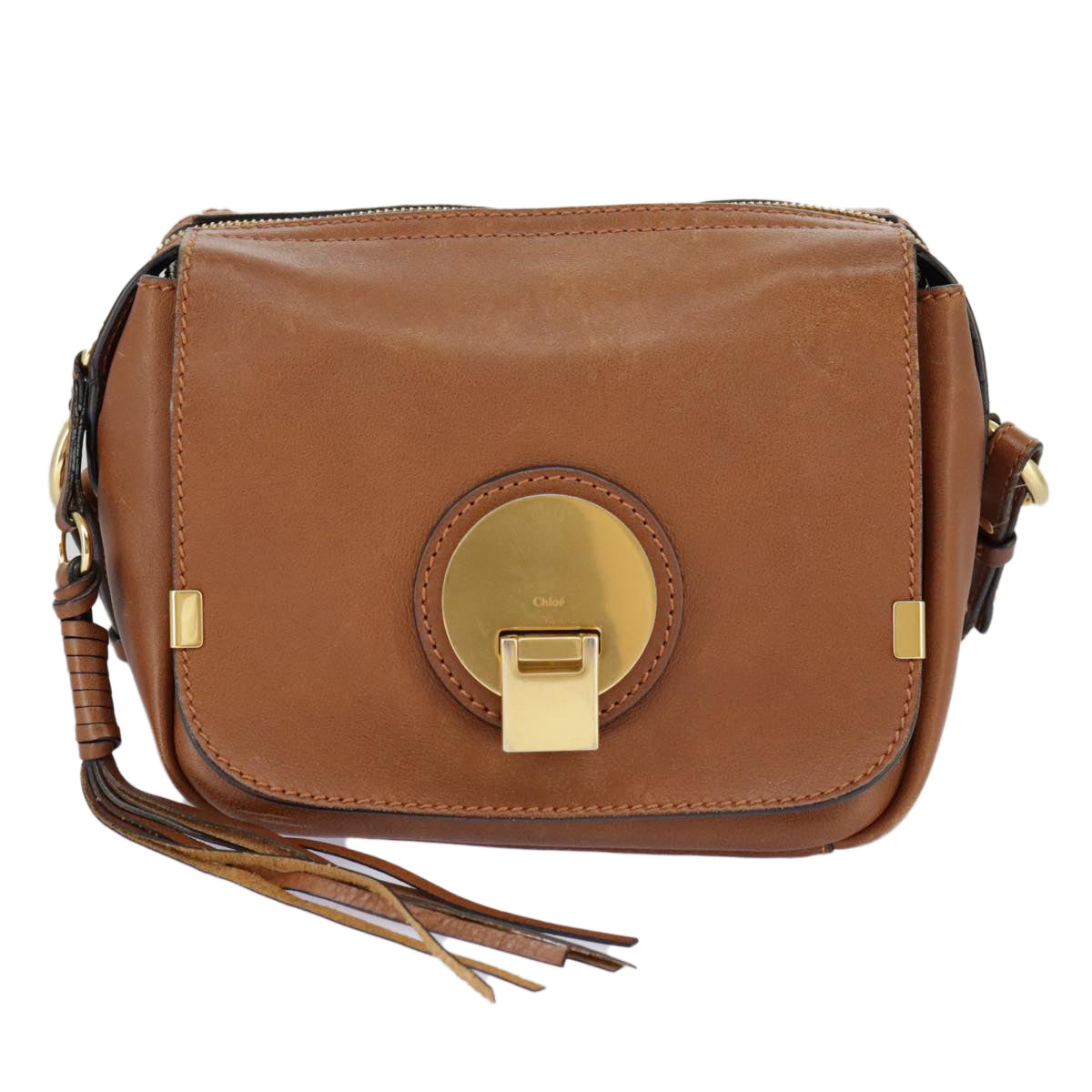 Chloé Indy Brown Leather Shoulder Bag (Pre-Owned)