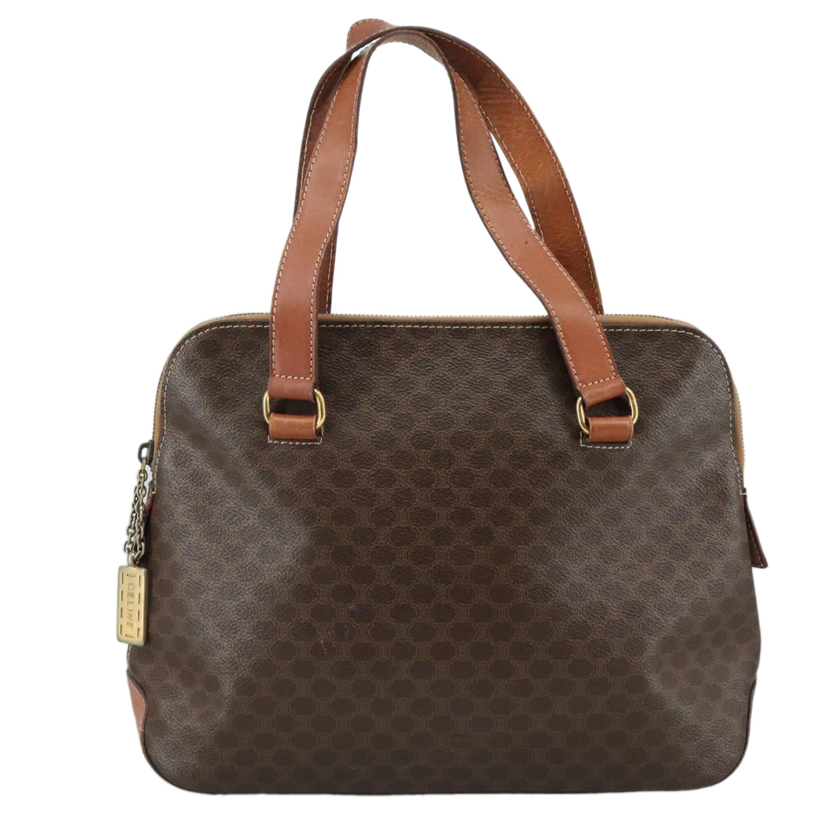 Céline Macadam Brown Leather Handbag (Pre-Owned)