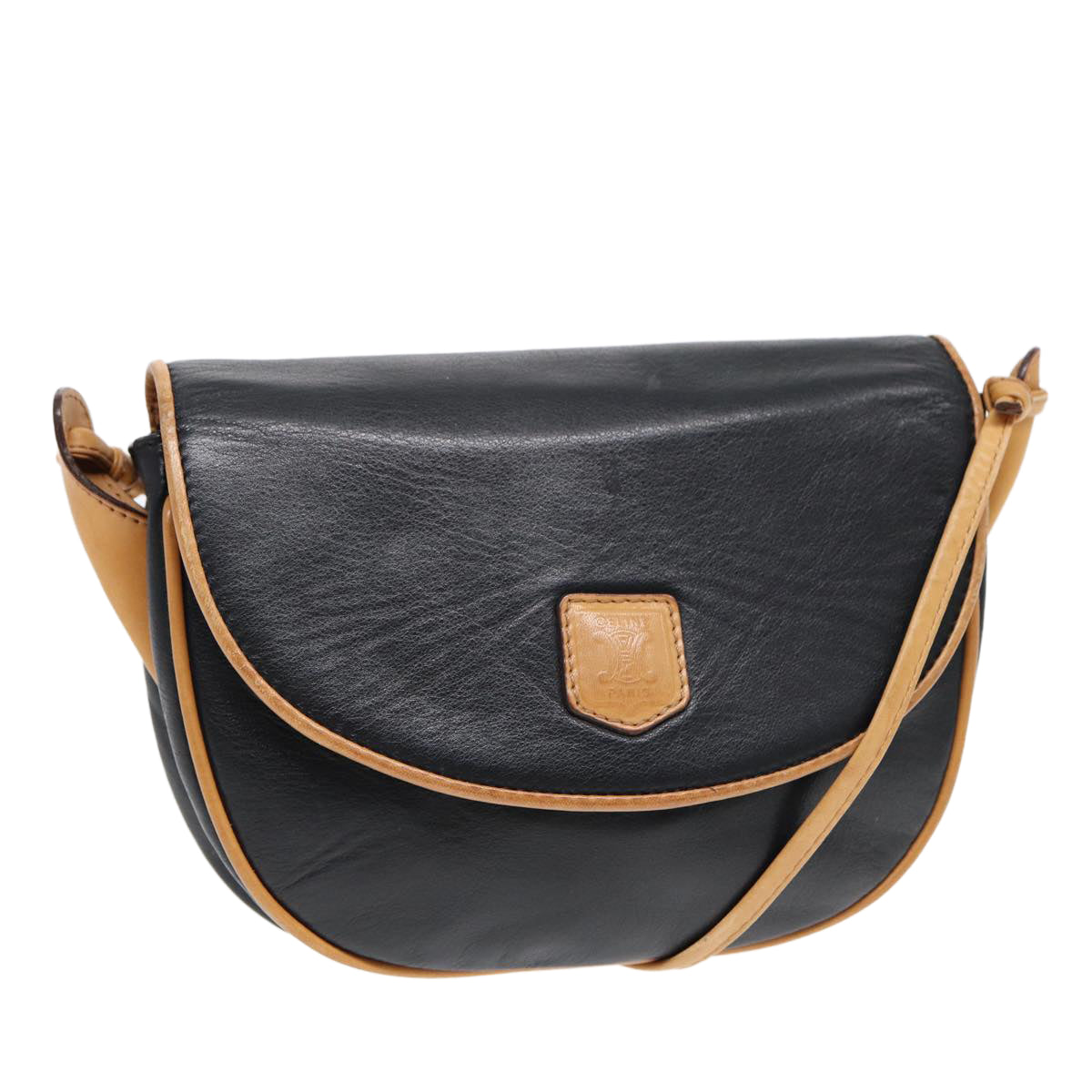 Céline Black Leather Shoulder Bag (Pre-Owned)