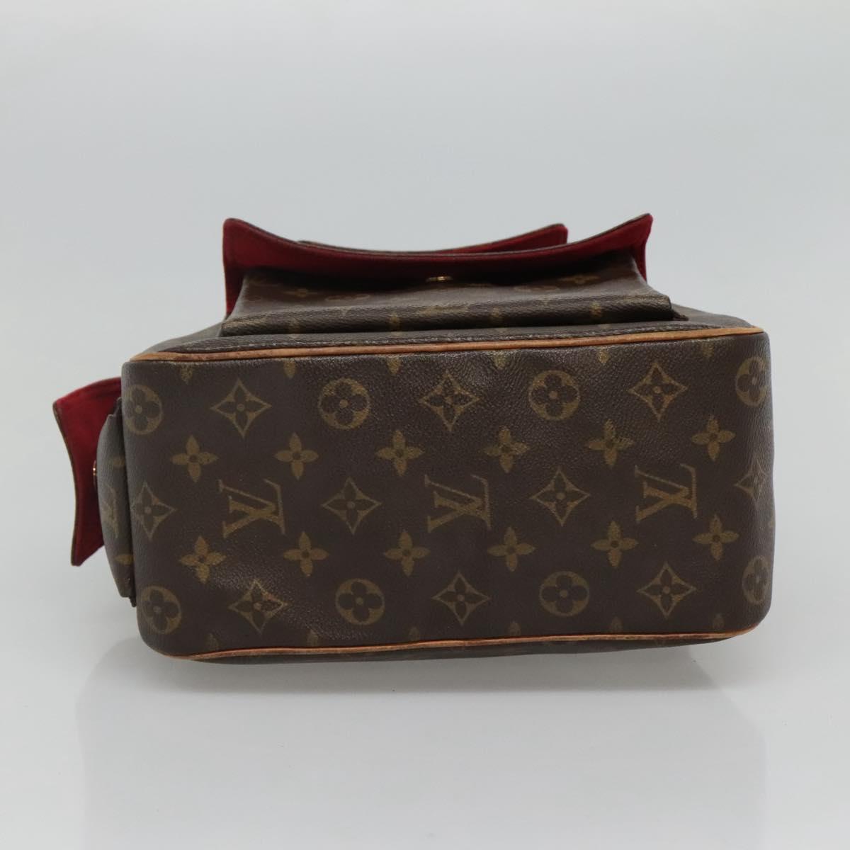 Louis Vuitton Excentri Cité Brown Canvas Handbag (Pre-Owned)