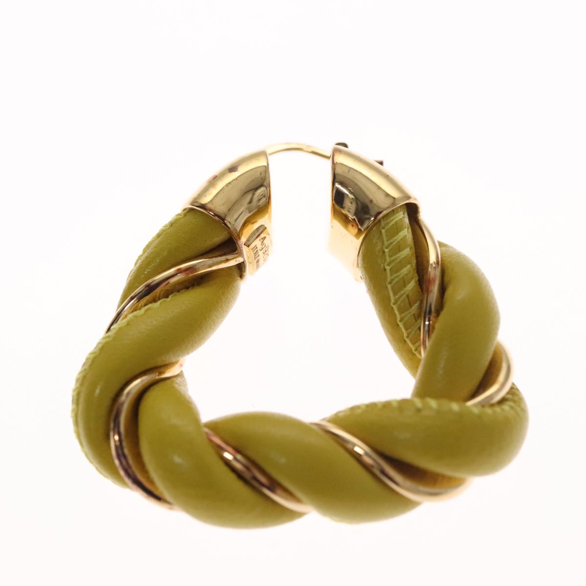Bottega Veneta Triangle Gold Silver Earring Jewelry (Pre-Owned)
