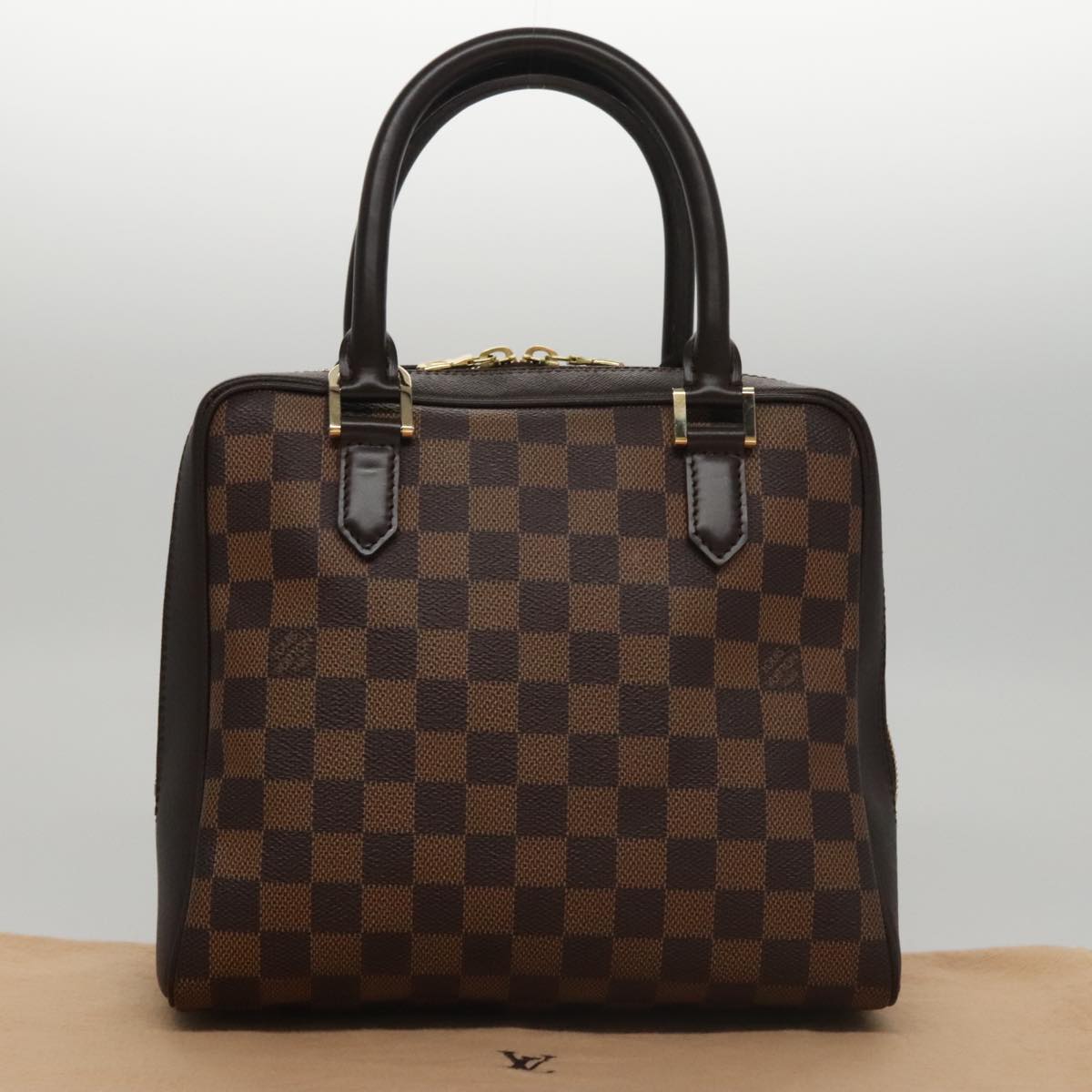 Louis Vuitton Brera Brown Canvas Handbag (Pre-Owned)