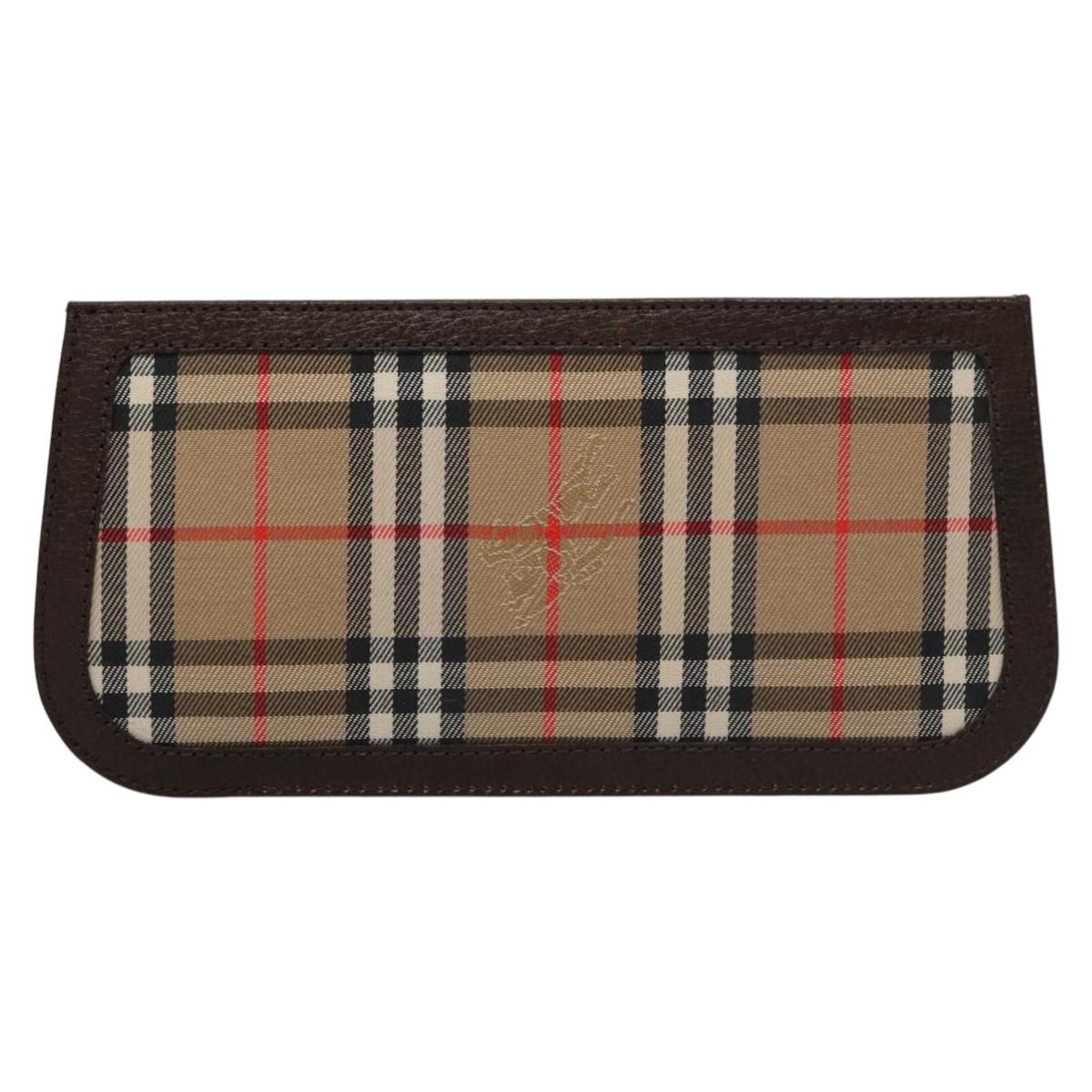 Burberry Nova Check Beige Canvas Wallet (Pre-Owned)
