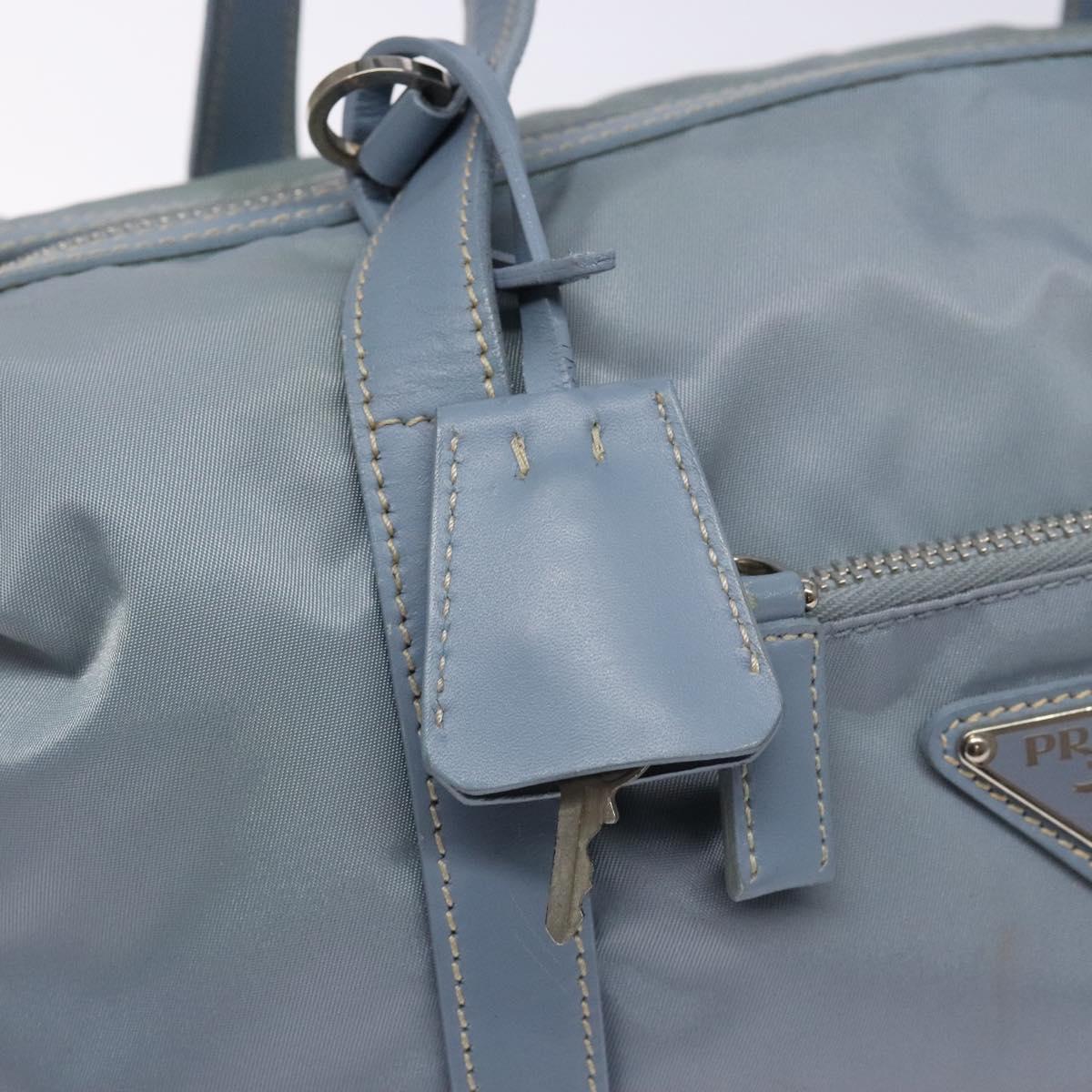 Prada Tessuto Blue Nylon Tote Bag (Pre-Owned)