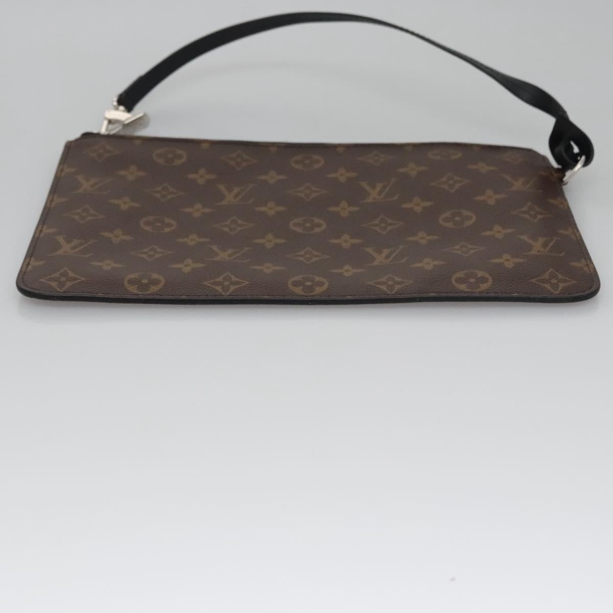 Louis Vuitton Macassar Brown Canvas Clutch Bag (Pre-Owned)