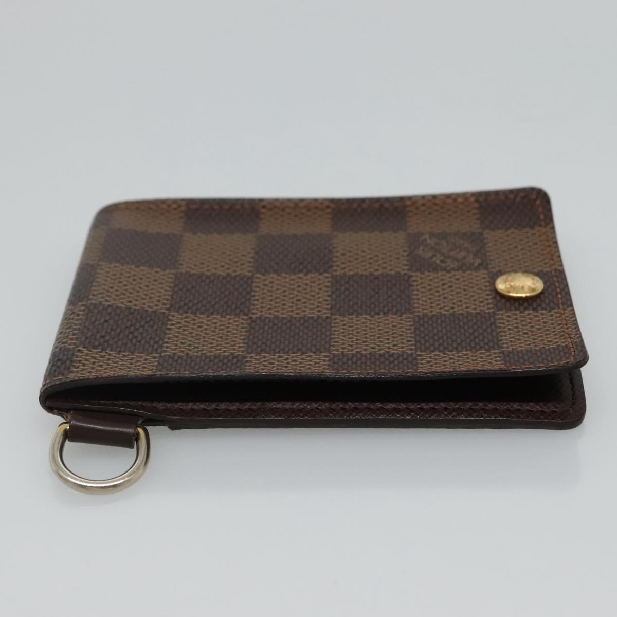Louis Vuitton Card Case Brown Canvas Wallet (Pre-Owned)