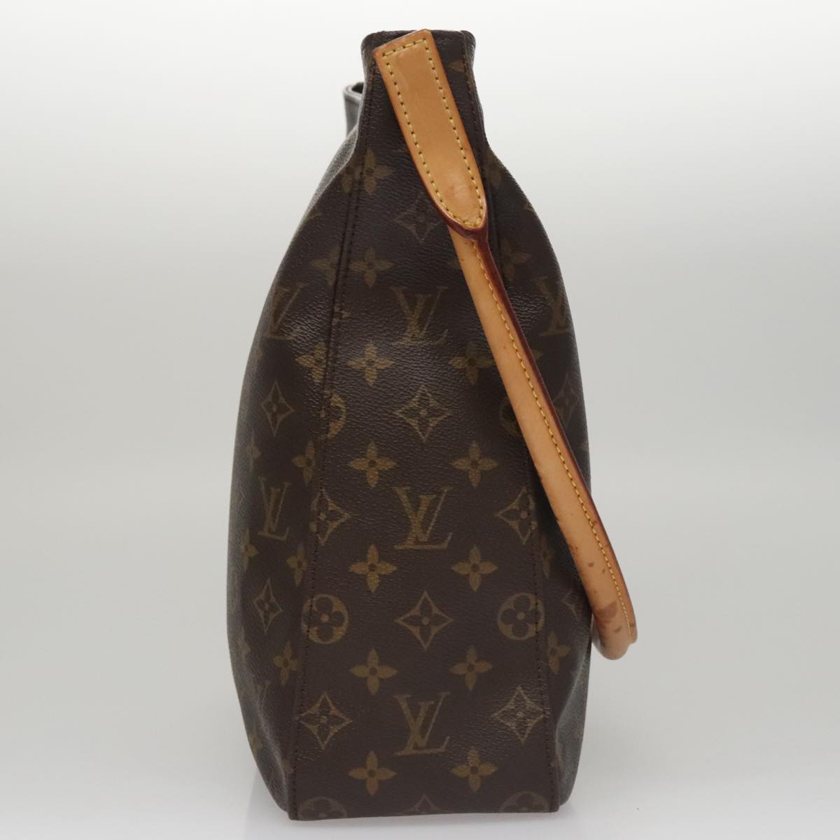 Louis Vuitton Looping Gm Brown Canvas Shoulder Bag (Pre-Owned)