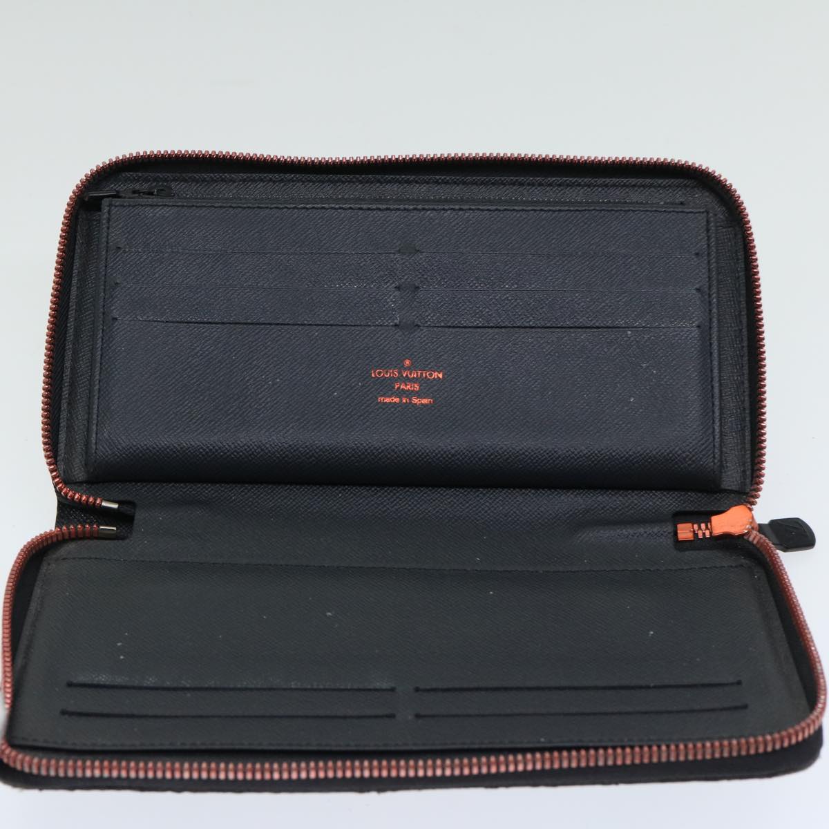 Louis Vuitton Zippy Organizer Black Canvas Wallet (Pre-Owned)