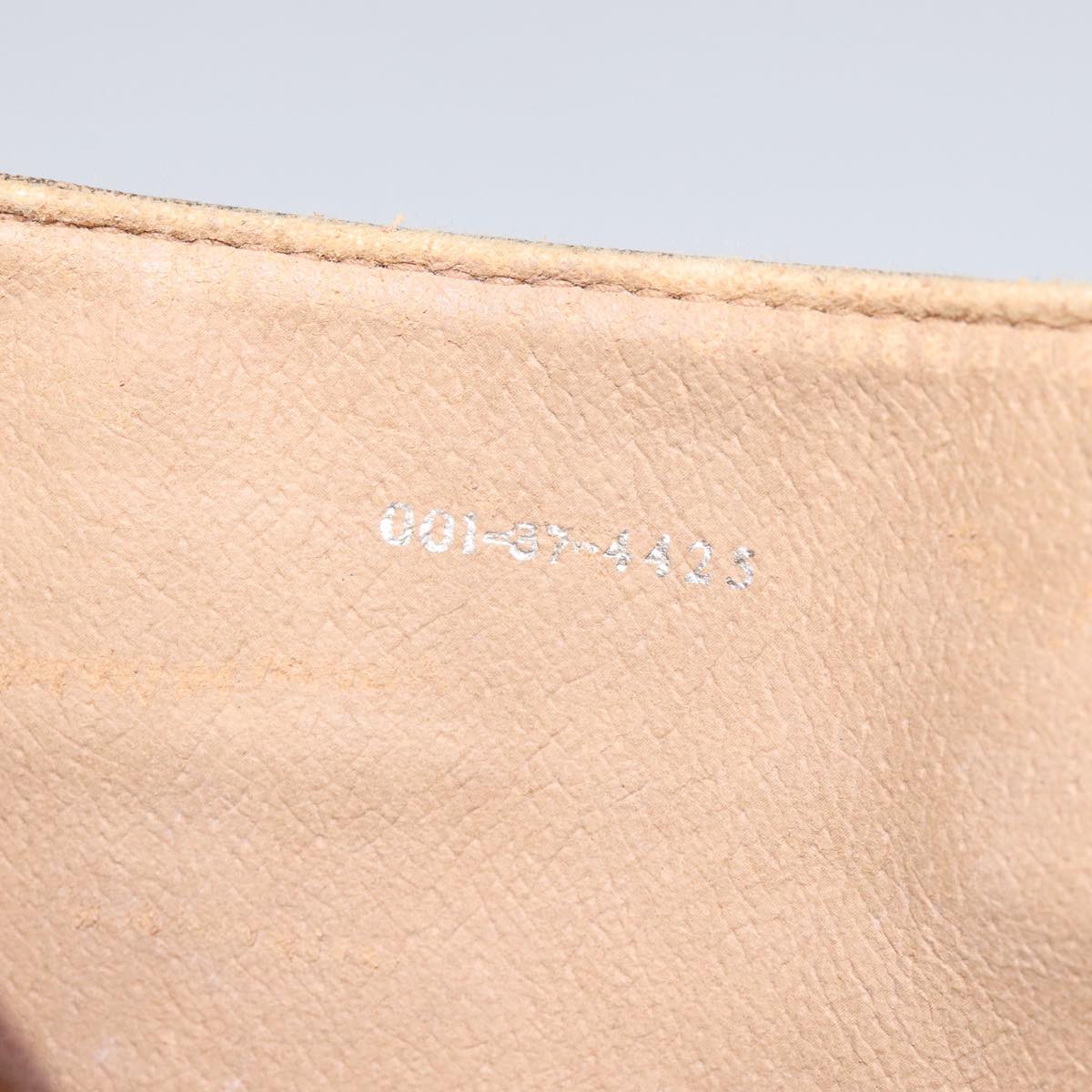 Gucci Micro Small Gg Canvas Brown Canvas Shoulder Bag (Pre-Owned)