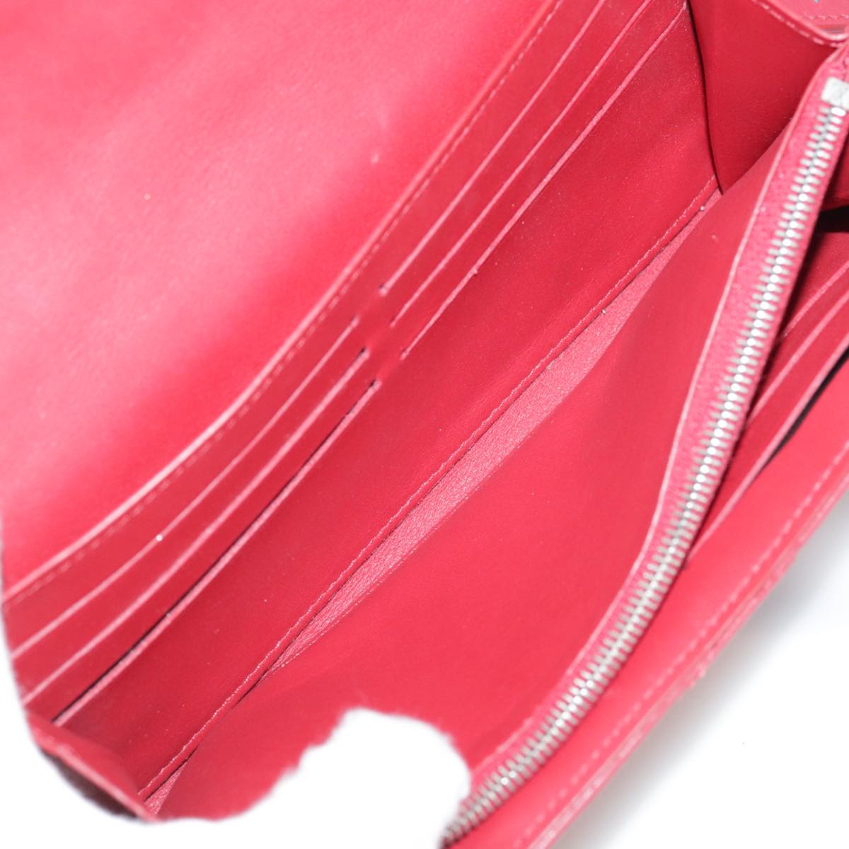Louis Vuitton New Wave Red Leather Wallet (Pre-Owned)