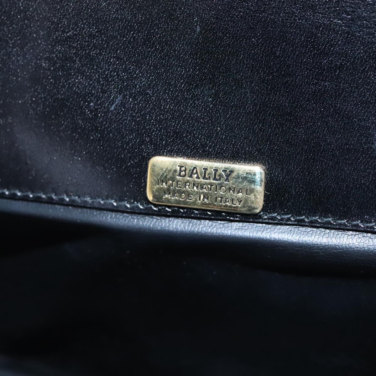 Bally Black Leather Shoulder Bag (Pre-Owned)