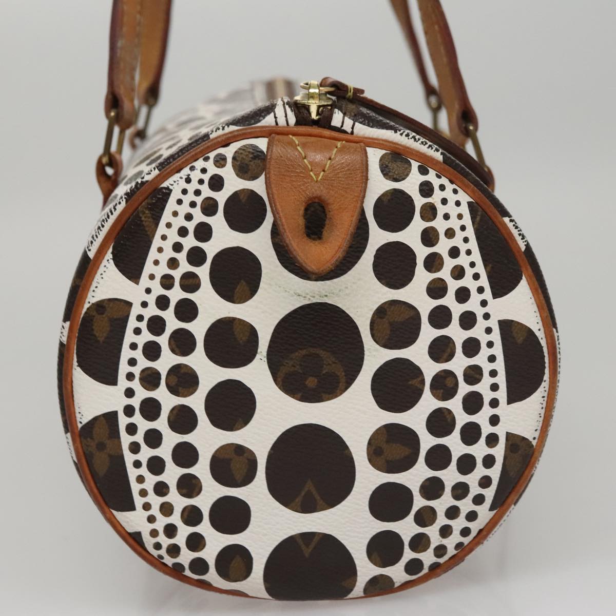 Louis Vuitton Papillon 30 White Canvas Handbag (Pre-Owned)