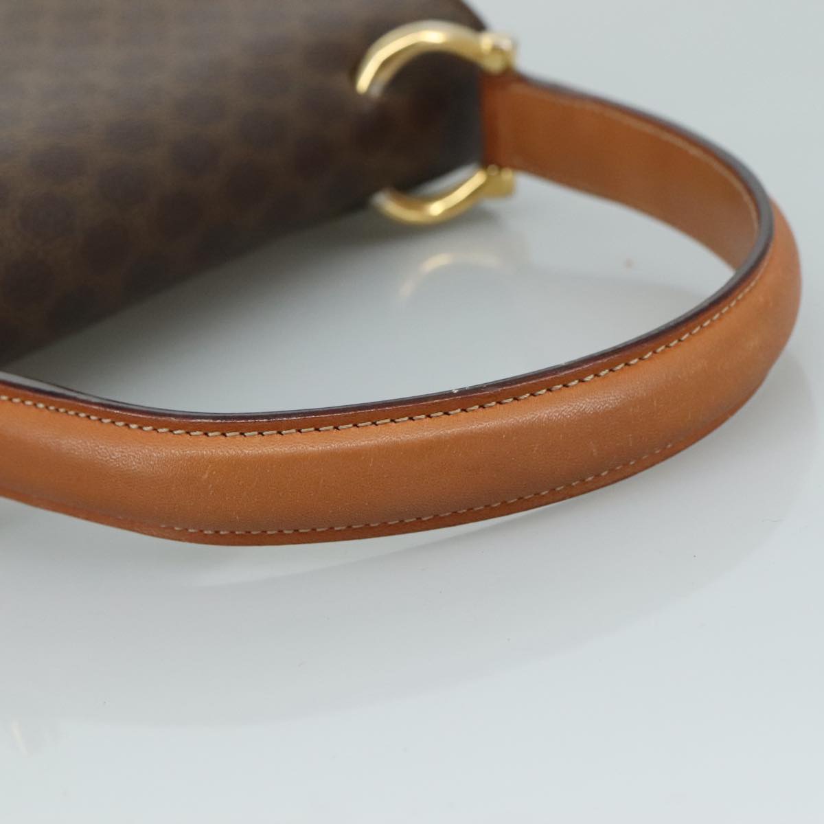 Céline Macadam Brown Canvas Handbag (Pre-Owned)
