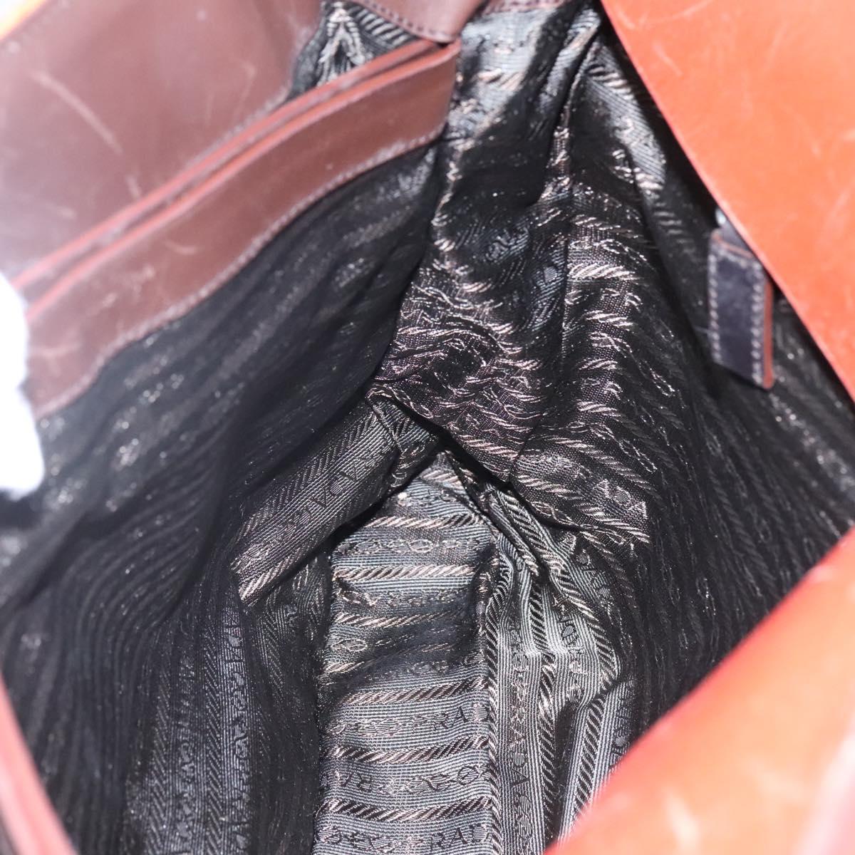 Prada Orange Cotton Tote Bag (Pre-Owned)