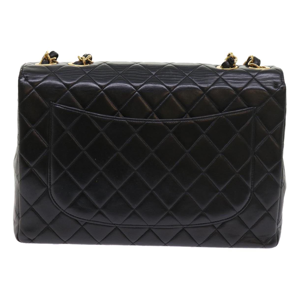 Chanel Black Leather Shoulder Bag (Pre-Owned)