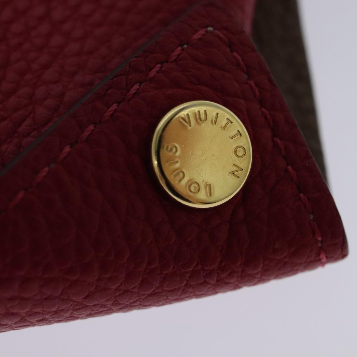 Louis Vuitton Berlingo Red Leather Wallet (Pre-Owned)