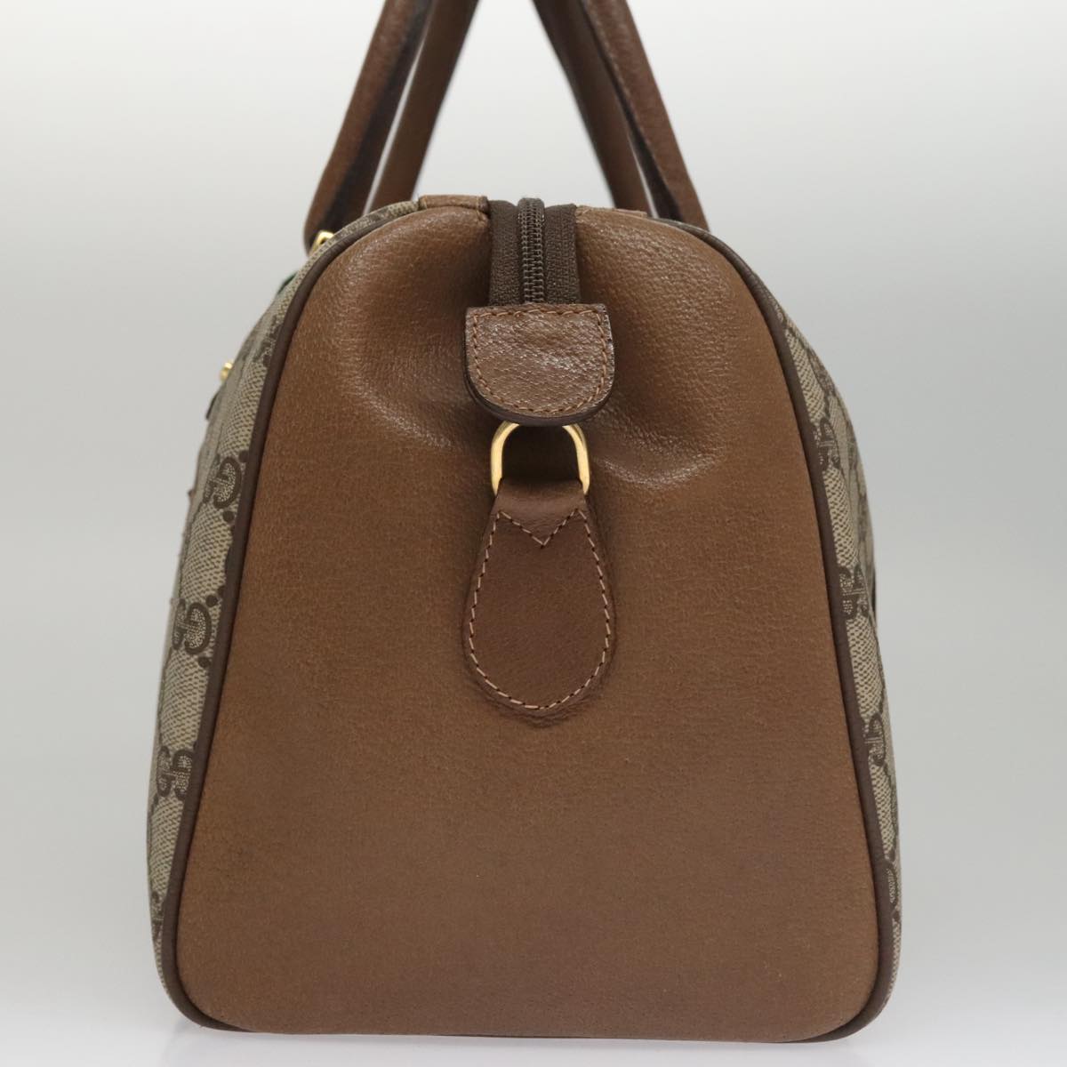 Gucci Sherry Beige Canvas Travel Bag (Pre-Owned)