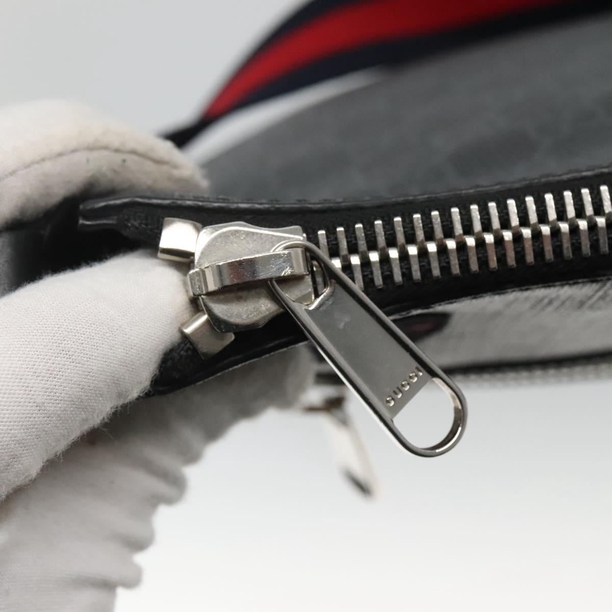 Gucci Gg Canvas Black Canvas Shoulder Bag (Pre-Owned)