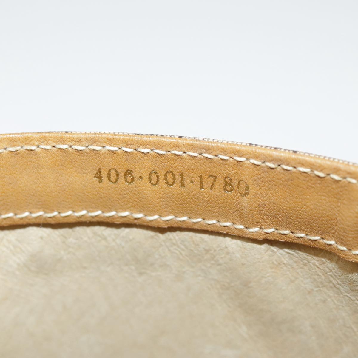 Gucci Micro Small Gg Canvas Beige Canvas Shoulder Bag (Pre-Owned)