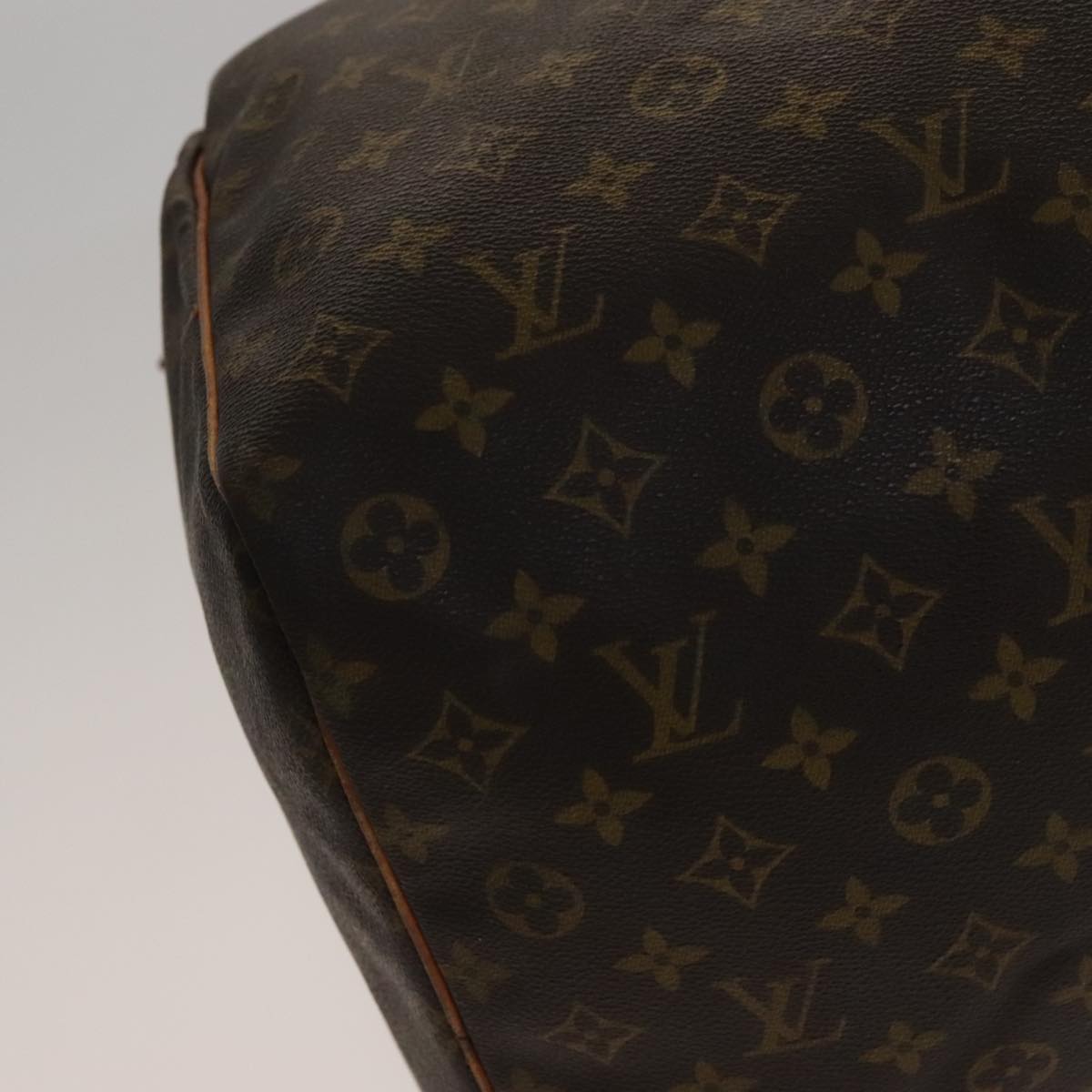 Louis Vuitton Keepall 60 Brown Canvas Travel Bag (Pre-Owned)