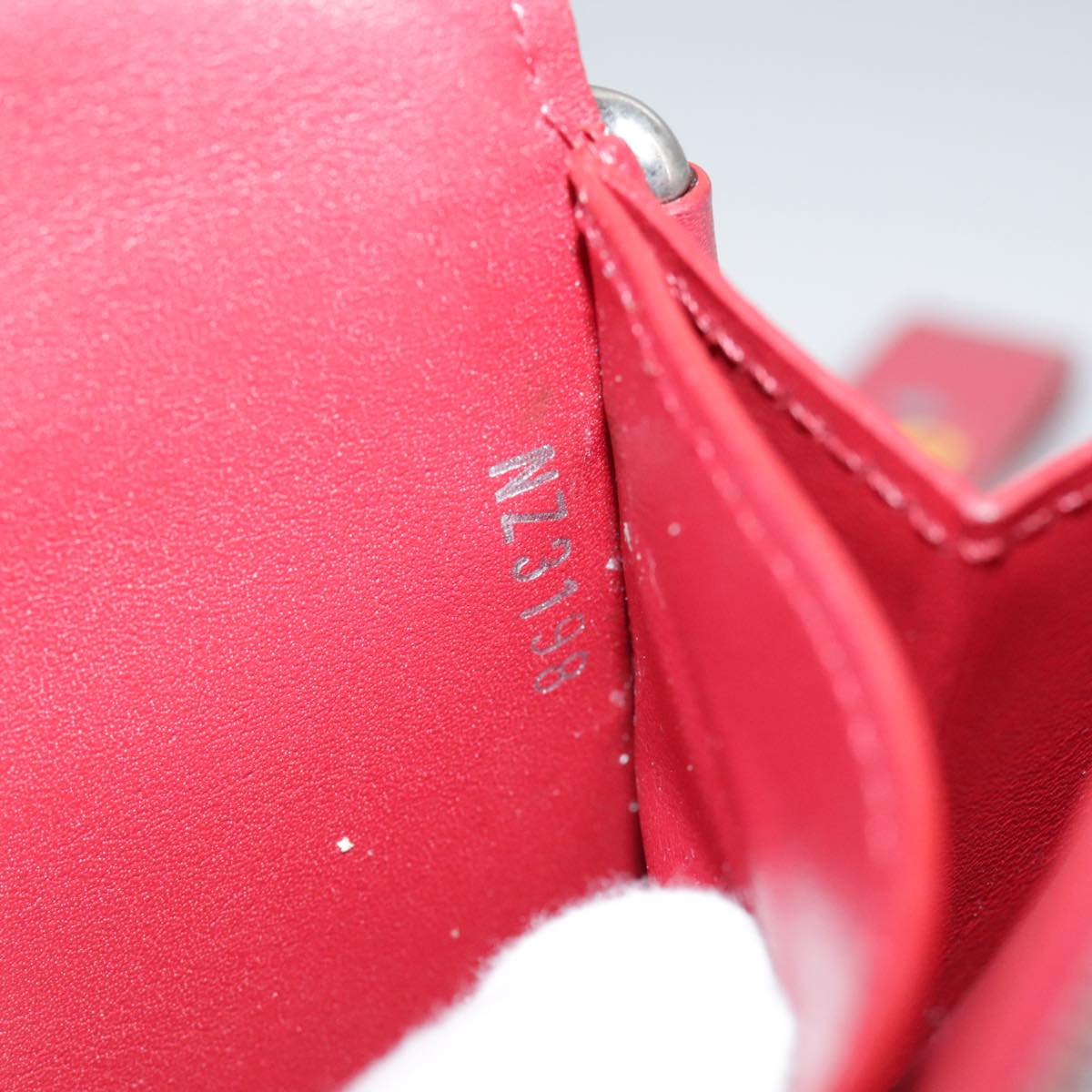 Louis Vuitton New Wave Red Leather Wallet (Pre-Owned)