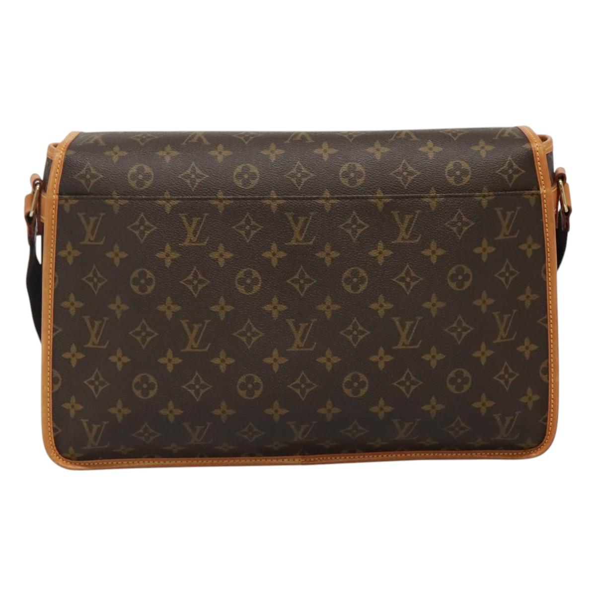 Louis Vuitton Gibeciere Brown Canvas Shoulder Bag (Pre-Owned)