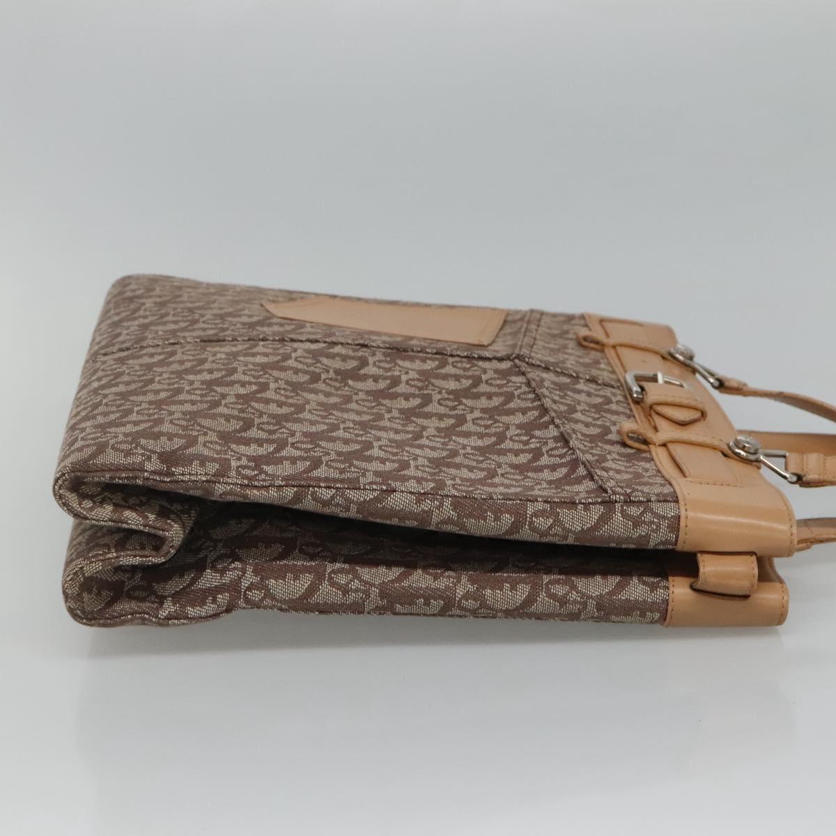 Dior Trotter Brown Canvas Tote Bag (Pre-Owned)