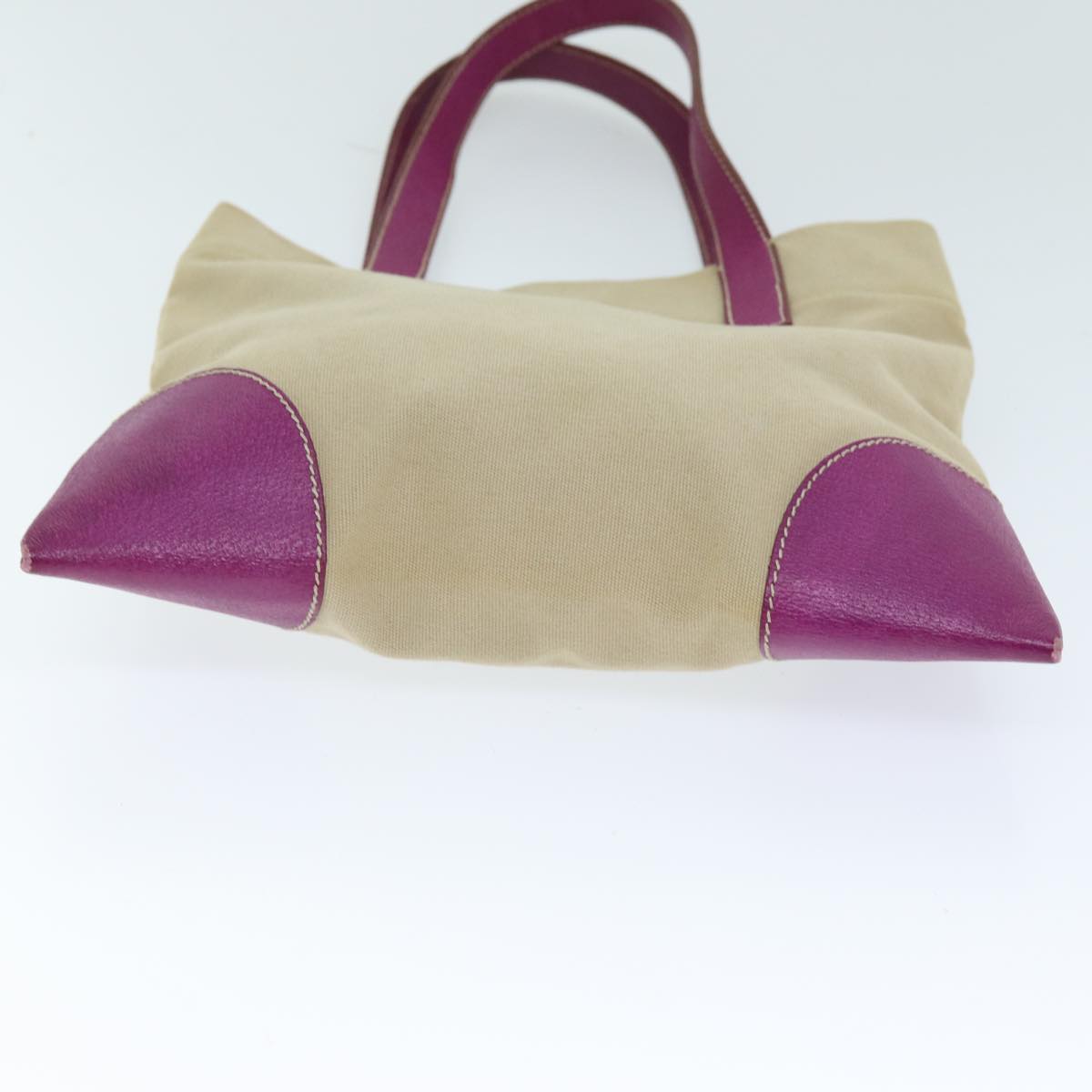 Prada Beige Canvas Tote Bag (Pre-Owned)