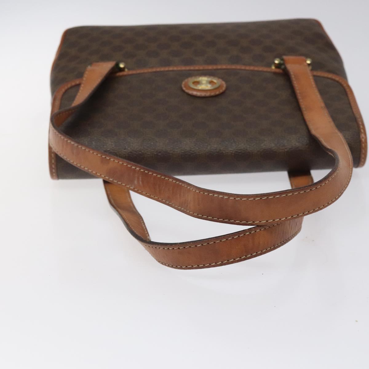 Céline Macadam Brown Canvas Handbag (Pre-Owned)