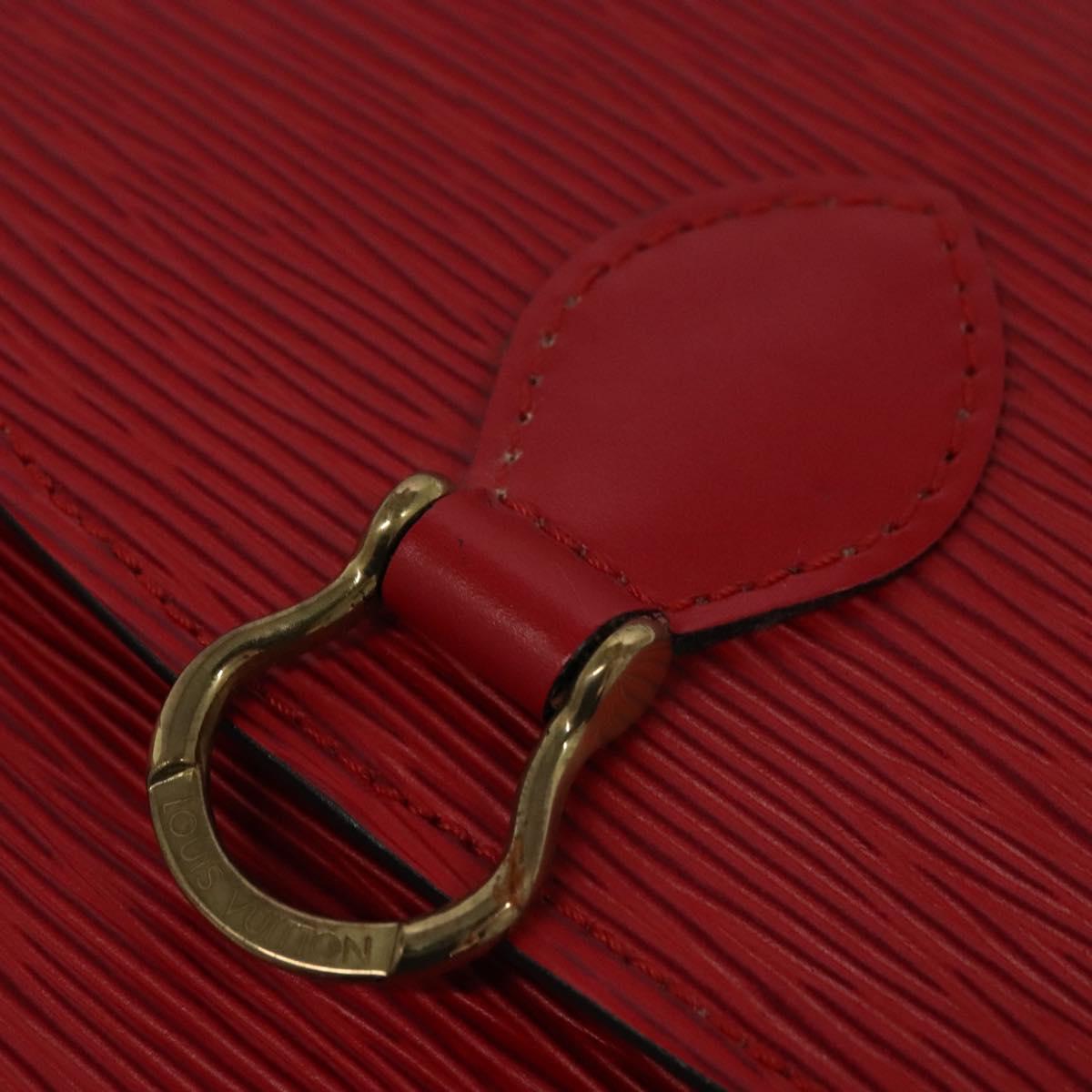 Louis Vuitton Saint Cloud Red Leather Shoulder Bag (Pre-Owned)