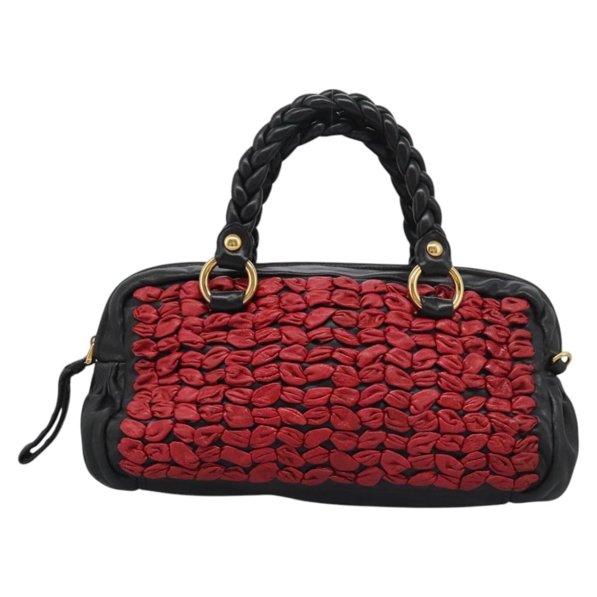 Miu Miu Red Leather Handbag (Pre-Owned)
