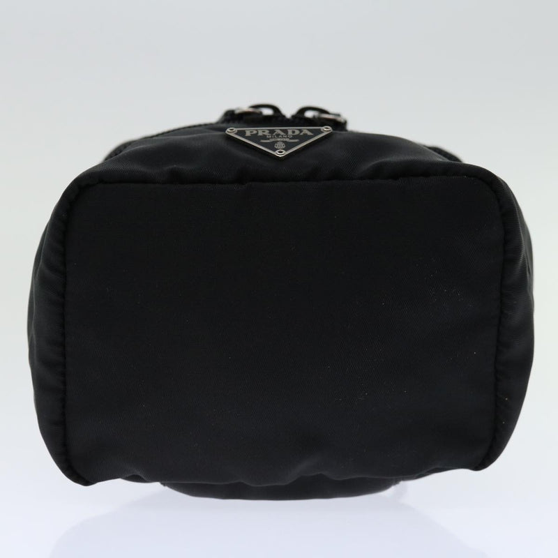 Prada Saffiano Black Synthetic Clutch Bag (Pre-Owned)