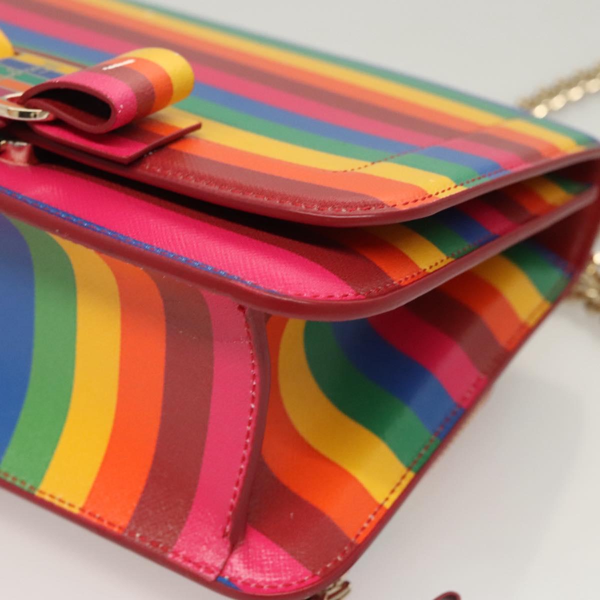 Salvatore Ferragamo Vara Multicolour Leather Shoulder Bag (Pre-Owned)
