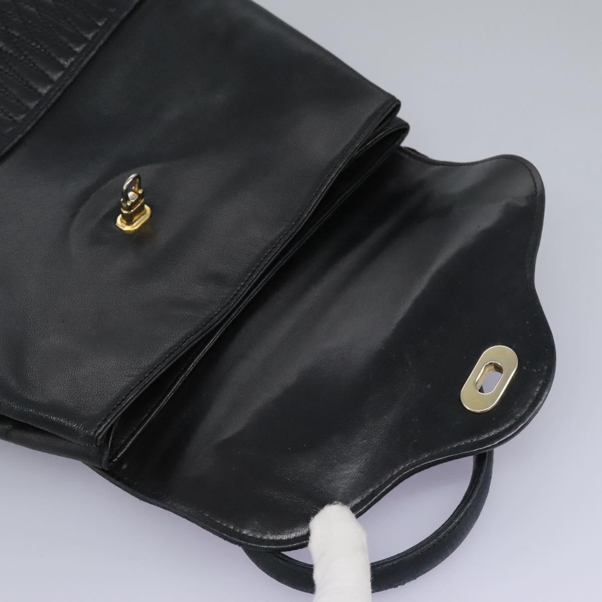 Bally Black Leather Handbag (Pre-Owned)