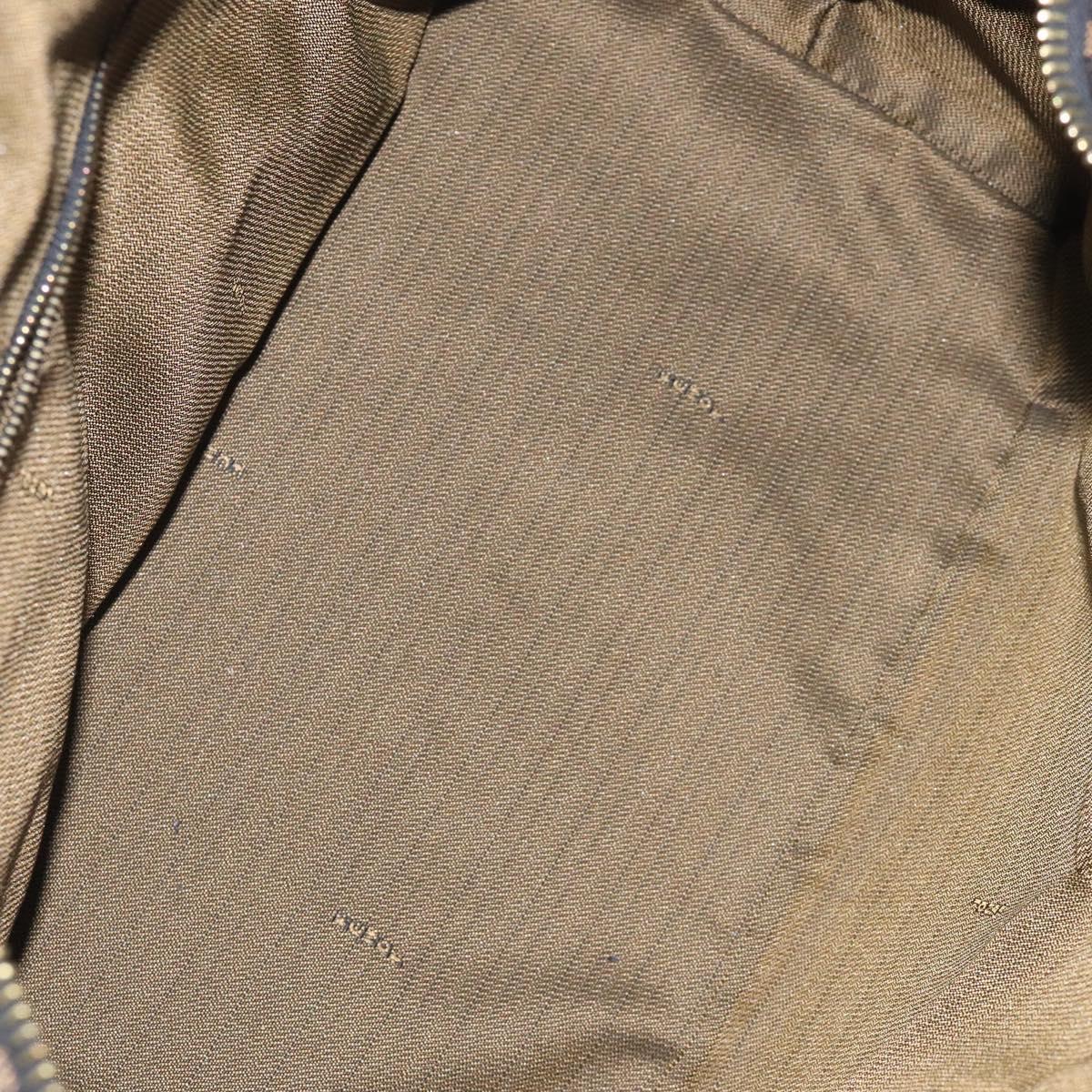 Fendi Zucca Brown Canvas Handbag (Pre-Owned)