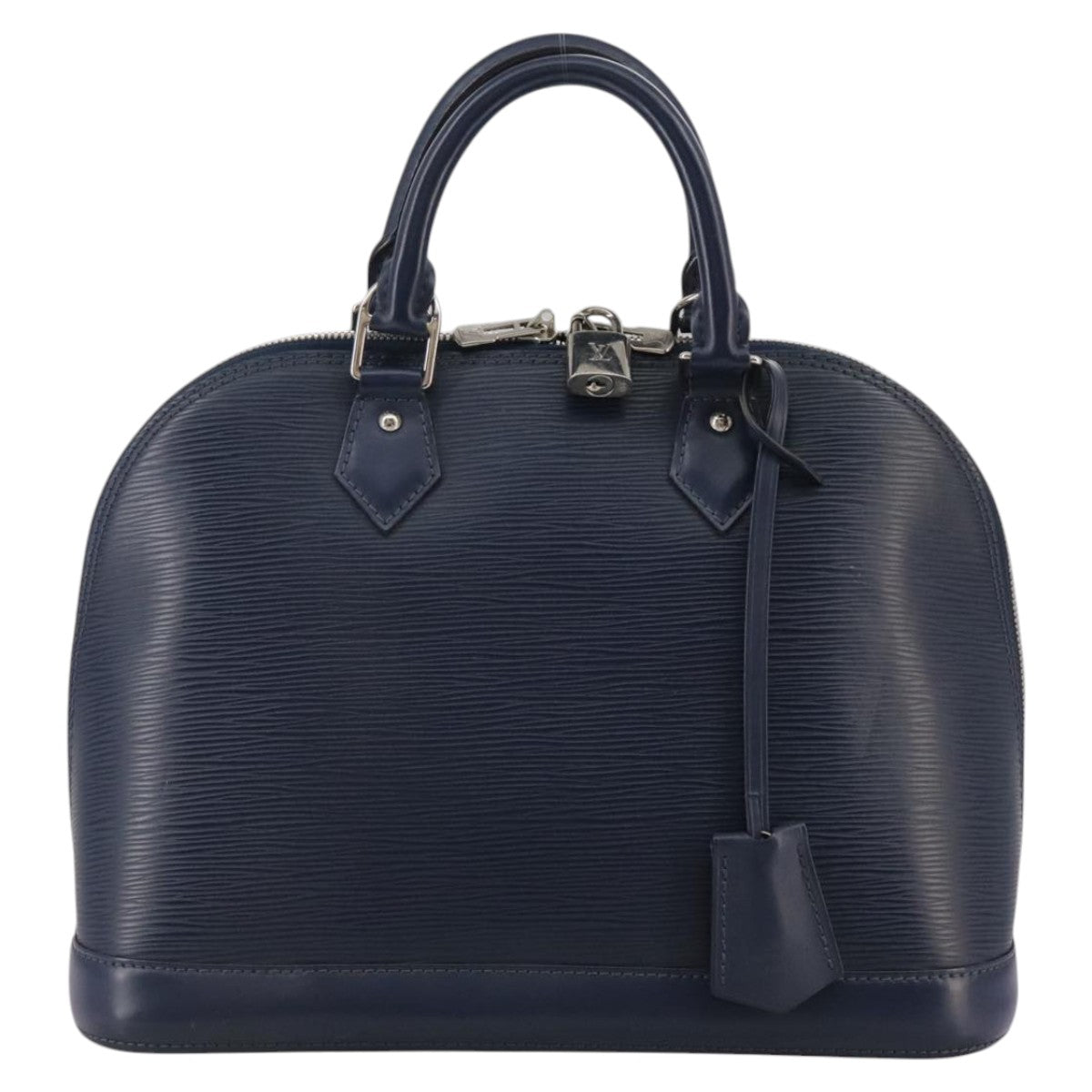 Louis Vuitton Alma Black Leather Handbag (Pre-Owned)