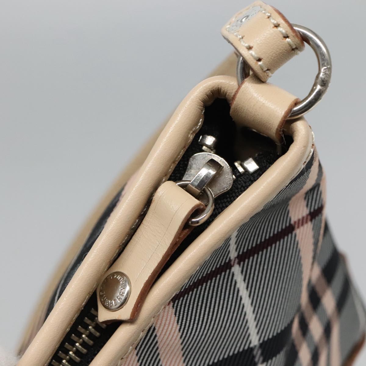 Burberry Nova Check Grey Synthetic Shoulder Bag (Pre-Owned)