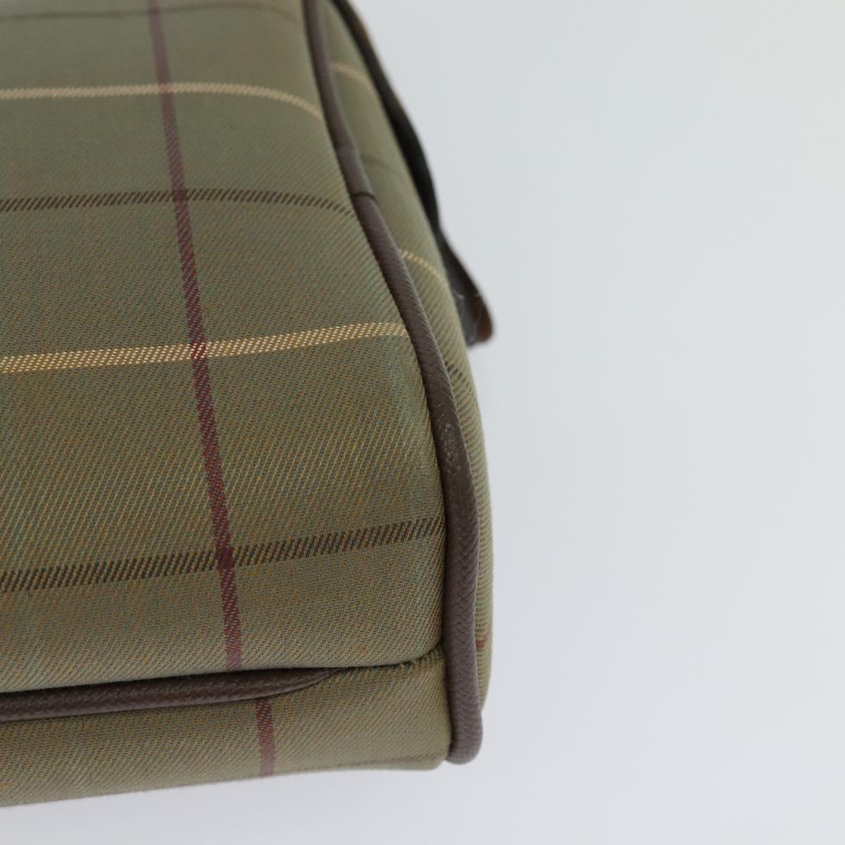 Burberry Nova Check Beige Canvas Clutch Bag (Pre-Owned)