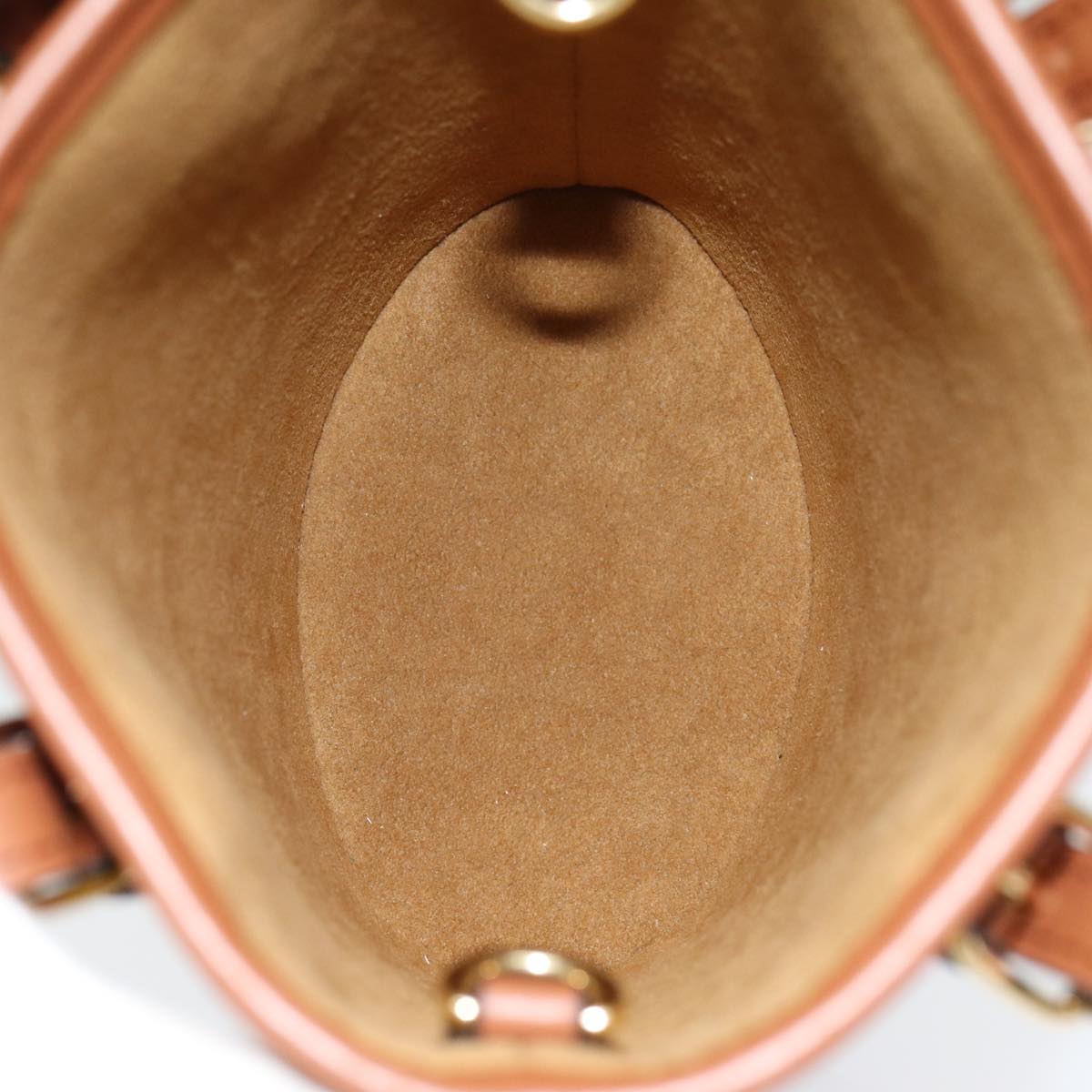 Louis Vuitton Bucket Beige Canvas Shoulder Bag (Pre-Owned)